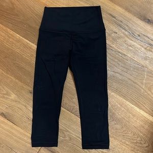 Lululemon Cropped Black Leggings Size 4